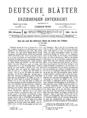Das Ich und die sittlichen Ideen im Leben der Völker : (Fortsetzung)