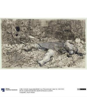 Vergewaltigt (Blatt 2 aus "Bauernkrieg")