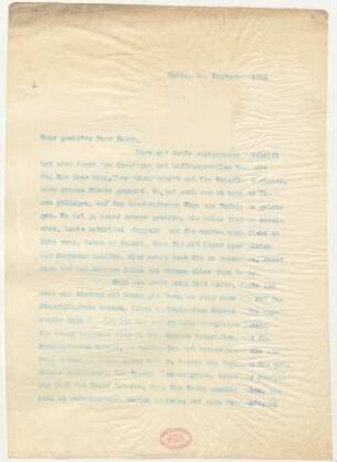 Brief an Hugo Rasch : 12.09.1912
