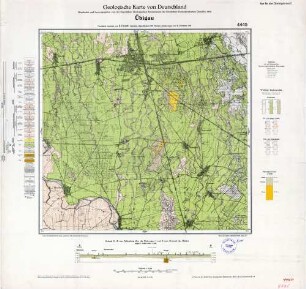 4445 Übigau, Geologische Karte von Deutschland