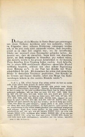 Untersuchungen über die Verfasser der Miracles de Nostre Dame par personnages