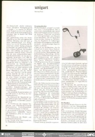 unigart : Intensivierung + Design
