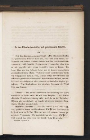 Zu den Künstlerinschriften auf griechischen Münzen