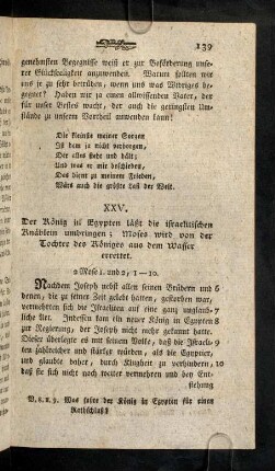 139-143, XXV: Der Koenig in Egypten