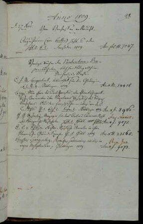 Vom Verfasser [Wilhelm Gottlieb Becker] erkauft. - Verlagsbücher der Vandenhoek-Ruprechtischen Buch Handlung allhier. Michaelis-Messe.