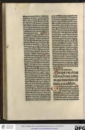 Gloriam et magnificentiam deo soli et benignissimo agere debemus qui per innumerabilia miraculorum exempla ad vite celestis gaudia nos perduxit...