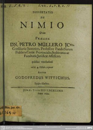 De nimio