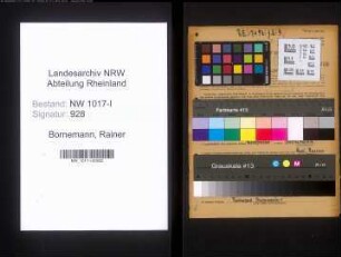 Entnazifizierung Rainer Bornemann , geb. 30.01.1913 (Revierfoerster)