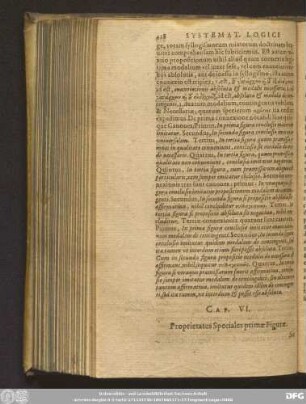 Cap. VI. Proprietates Speciales primae Figurae.