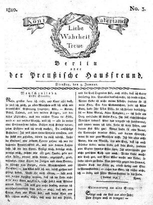Nr. 3., 9. Januar 1810
