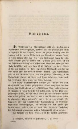 Der Ursprung des Christenthums : seine vorbereitenden Grundlegungen und sein Eintritt in die Welt, 1. Die vorbereitenden Grundlegungen des Christenthums