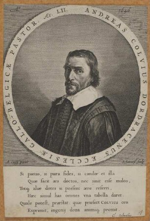 Bildnis des Andreas Colvius