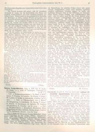 41-42 [Rezension] Rolffs, Ernst (Hrsg.), Moderne Predigt-Bibliothek. XI. Reihe, 1. - 3. Heft