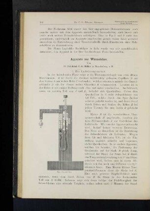 Apparate zur Wärmelehre.