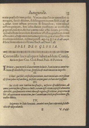 Coronidis loco aliquot lubet addere Corol.[...]