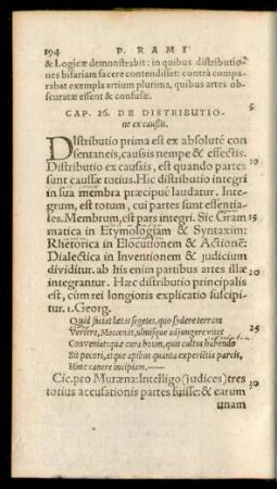 Cap. 26. De Distributione ex caußis.