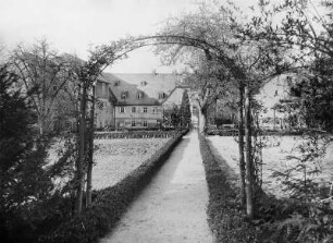 Kleinwelka. Garten und Schwesternhaus der Herrnhuter Brüdergmeine