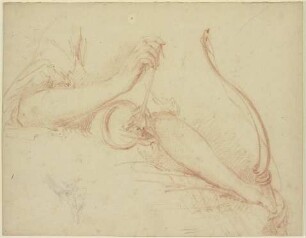 Armstudie mit Pfeil und Bogen