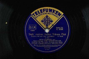 Sieh' meiner hellen Tränen Flut : Duett 4. Akt aus: Der Troubadour; 2. Teil / G. Verdi