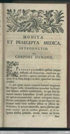 Introductio De Corpore Humano