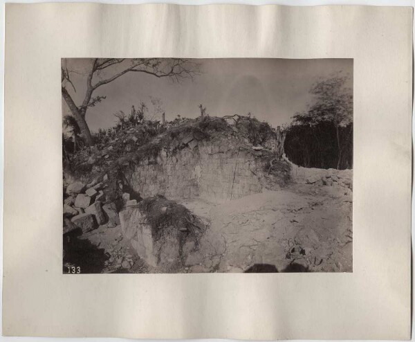 "Mound 6. south-west room after the excavation."