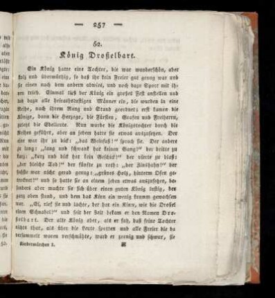 Koenig Droßelbart