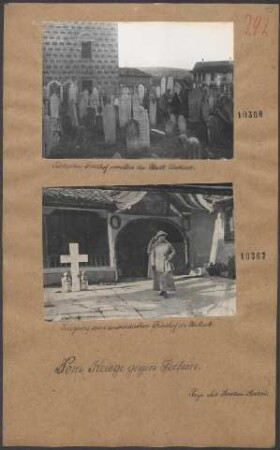 Türkischer Friedhof inmitten der Stadt Uesküb