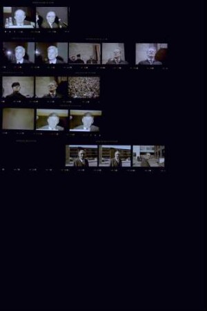 Hans Faltermeier (Gewerkschaft ÖTV) (Neg. Nr. 4-6) Prof. Richard von Weizsäcker (CDU) (Neg. Nr. 14-15) Willy Brandt (SPD) (Neg. Nr. 17, 18, 20) Helmut Schmidt (SPD) (Neg. Nr. 19) Menschenmassen (Neg. Nr. 21) Werner Dollinger (CSU) (Neg. Nr. 25) Kai-Uwe von Hassel (Neg. Nr. 26) Prof. Kurt Biedenkopf (CDU) (Neg. Nr. 23-24)