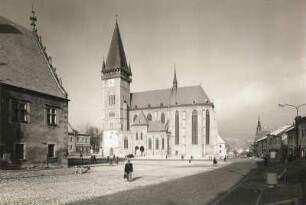 Bardejov. Kirche St. Ägidius (14. Jh.). Ansicht von Südost