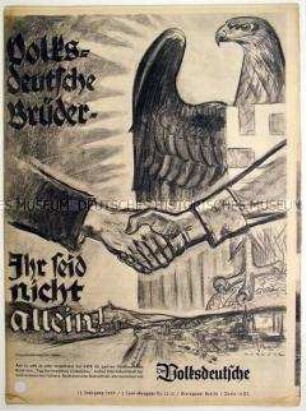 Halbmonatszeitschrift "Der Volksdeutsche" u.a. zu prominenten Auslandsdeutschen