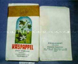 Tüten für Heilkräuter "Käsappel" mit Banderole