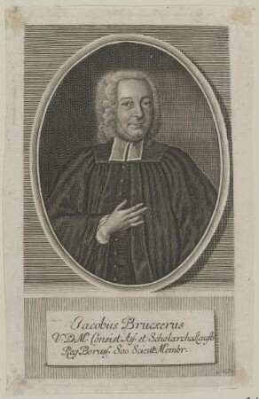 Bildnis des Jacobus Bruckerus