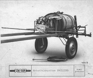 Motorfeldlspritze Zwilling