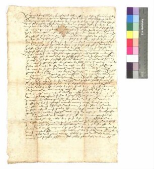 Ewald Reuß, Pfarrer: Evang. Lehre, eigenhändig geschrieben und besiegelt.
