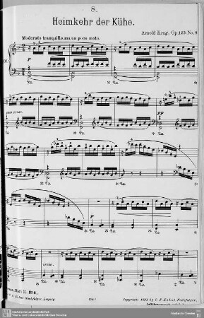 Musikbeilage zum Salonblatt