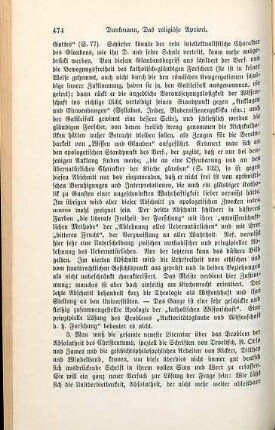 472-477 [Rezension] Boutroux, Émile, Wissenschaft und Religion in der Philosophie unserer Zeit