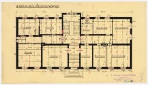 Direktionsgebäude der Vereinigten Chemischen Fabriken, Staßfurt-Leopoldshall: Grundriss EG, 1:100