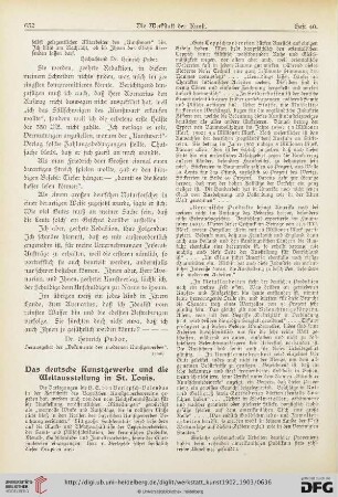 2: Das deutsche Kunstgewerbe und die Weltausstellung in St. Louis