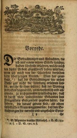 Andachten in Betrachtungen, Gebeten und Liedern über Gott, seine Eigenschaften und Werke, 2,2