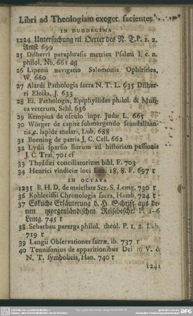 Libri Ad Theologiam exeget. facientes