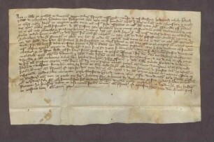 Äbtissin und Konvent zu Neuburg geben etwa 400 Morgen Äcker in der Gemarkung von Ilvesheim an Hildegund, Witwe Herbords, zu Erblehen.