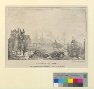 "Treffen bei Waghäusel am 21. Juni 1849. Zwischen den Königl. Preuß. Truppen und den Badisch. Freischaaren."
