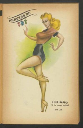 Lina Brado (de la escena nacional) - [Caricatura] : Pebetas de PBT