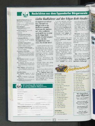 Nachrichten aus dem Eppendorfer Bürgerverein