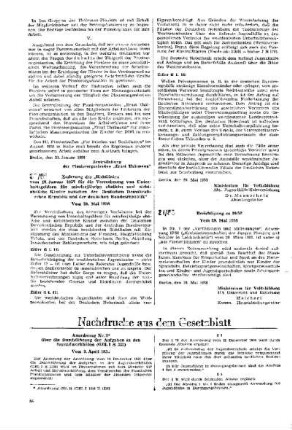 Berichtigung zu 19/58 : 31/58 Vom 29. Mai 1958