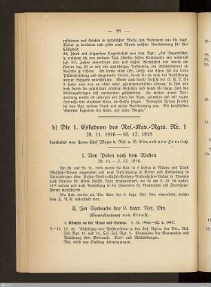 II. Im Verbande der 9. bayr. Res. Div.