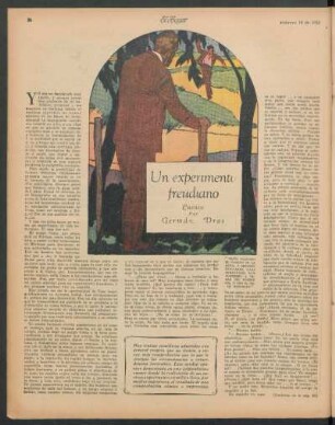 Un experimento freudiano : Cuento
