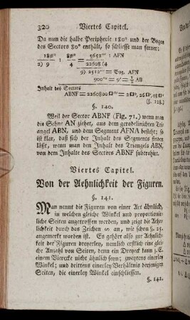 Viertes Capitel. Von der Aehnlichkeit der Figuren.