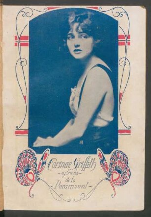 [Retrato fotográfico de] Corinne Griffith, estrella de la Paramount