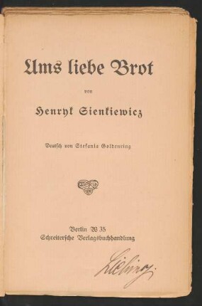 Ums liebe Brot